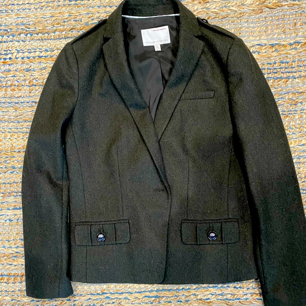 Gorgeous banana republic heritage collection 100% wool jacket